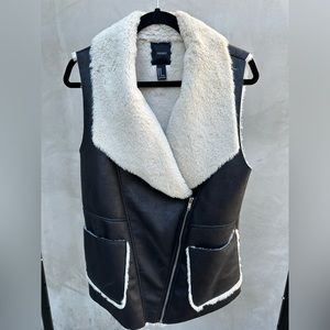 Faux Shearling Vest